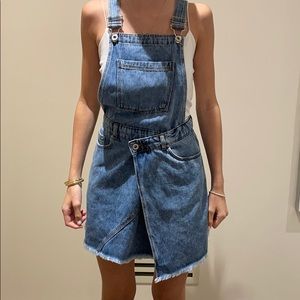Denim skirt overall (young girls)